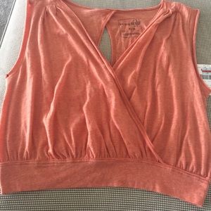 Free People Orange top